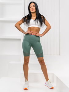 Ženske kratke hlače tajice Zelena Bolf XY24006S