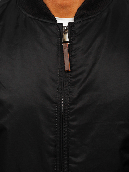 Crna jakna muška prijelazna parka Bolf JK363