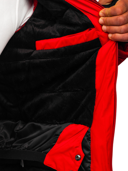 Crvena skijaška zimska muška jakna Bolf 6580