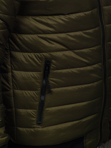 Kaki prijelazna jakna muška prošivena bomber Bolf MY-02