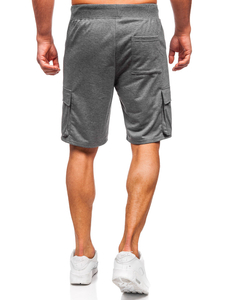 Muške kratke hlače Cargo Grafit Bolf 8K1505