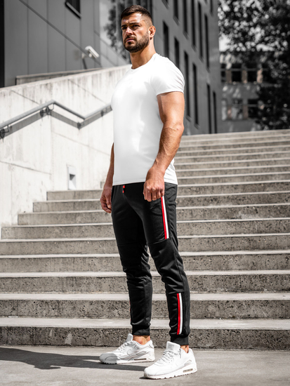 Crne muške sportske hlače Bolf K10336