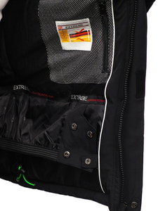 Zimska jakna muška skijaška crno-zelena Bolf 1910