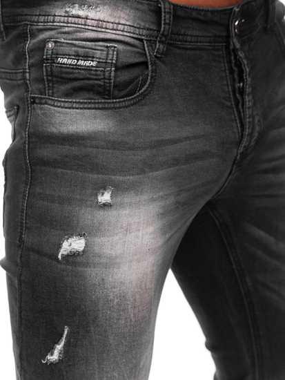 Crne traperice muške regular fit Bolf MP010N