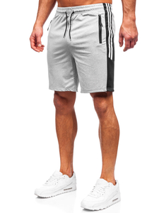 Sive muške kratke trenirke Bolf 68006