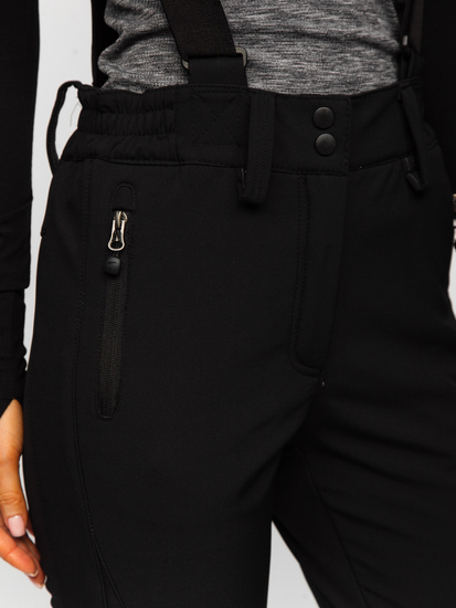 Ženske planinarske hlače Crna Bolf W702