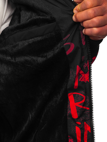 Crvena muška prošivena zimska jakna Bolf 27M8102