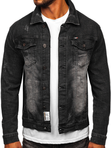 Crna traper jakna muška Bolf MJ525N