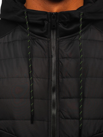 Crna prijelazna jakna muška Bolf KS2149