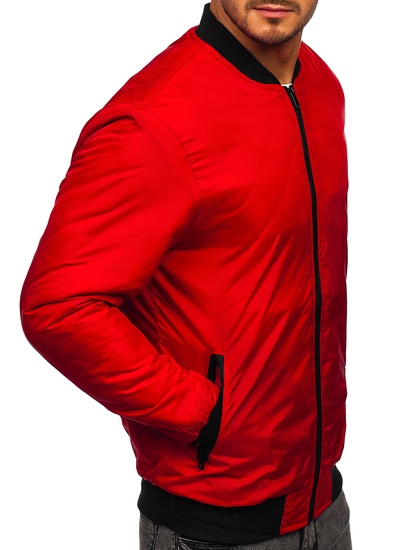 Muška prijelazna jakna bomber crvena Bolf AK95