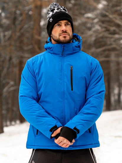 Plava jakna muška zimska sportska Bolf HH011