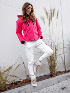 Ružičasta zimska jakna ženska sportska Bolf HH012