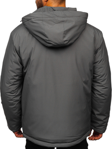 Grafitna jakna muška zimska sportska Bolf HH011