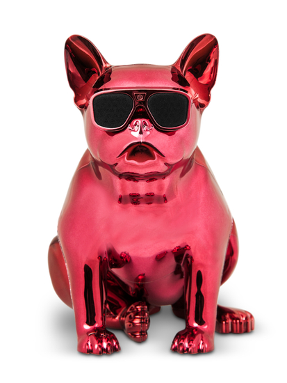 Ružičasti veliki bežični francuski buldog bluetooth zvučnik S4