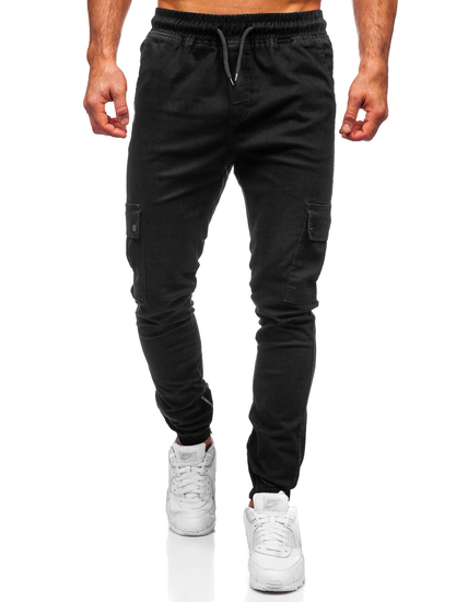 Hlače jogger cargo muške crne Bolf 0858