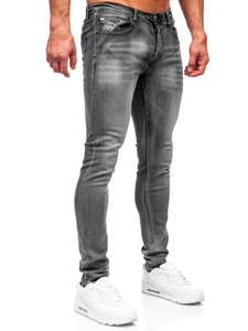 Crne muške traper hlače regular fit Bolf MP019G