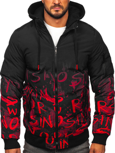 Crvena muška prošivena zimska jakna Bolf 27M8102