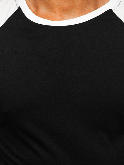 Crno-bijela muška majica Bolf 8T82