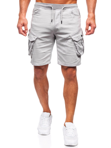 Muške kratke hlače Cargo Sivo Bolf 384K