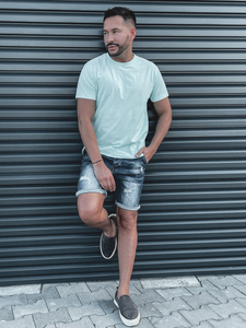 Boje metvice pamučna majica muška bez printa Bolf 192397A