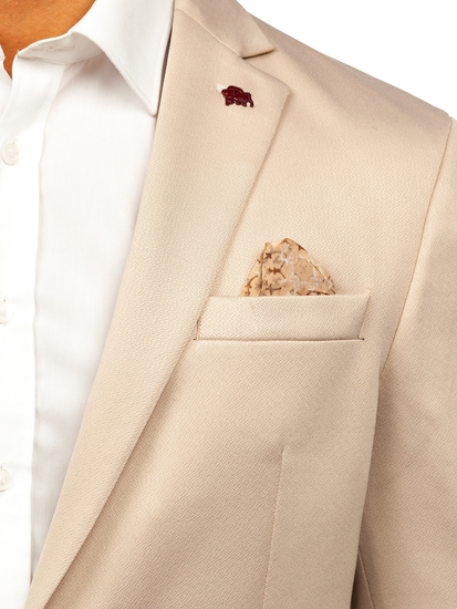 Bež elegantni muški sako Bolf 022