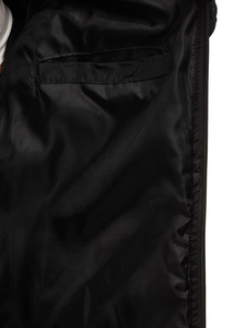 Kurtka męska przejściowa bomberka czarna Denley AK76-A