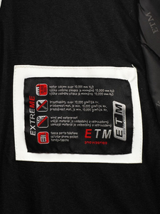 Zimska jakna muška skijaška crno-zelena Bolf 1910