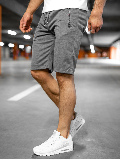 Grafitne sportske kratke hlače muške Bolf JX505