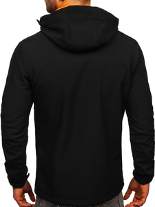 Muška lagana softshell jakna Crna-Narančasto Bolf HH017