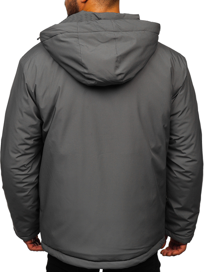 Grafitna jakna muška zimska sportska Bolf HH011