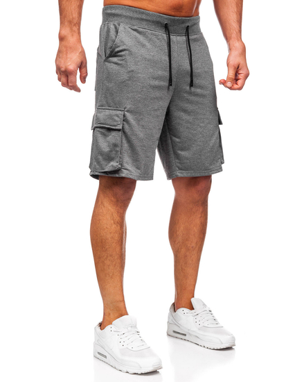 Muške kratke hlače Cargo Grafit Bolf 8K1505