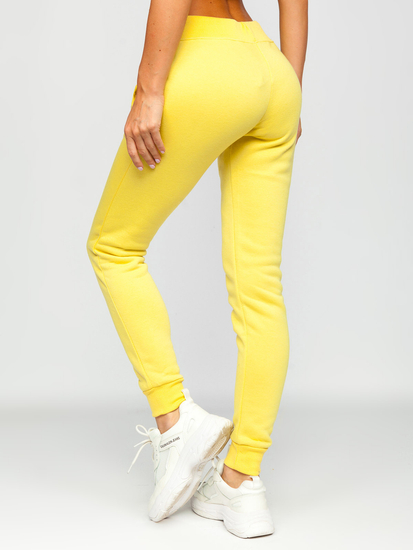 Žute ženske sportske hlače Bolf CK-01-33