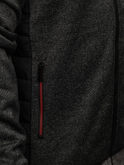 Crna prijelazna jakna muška Bolf KS2158