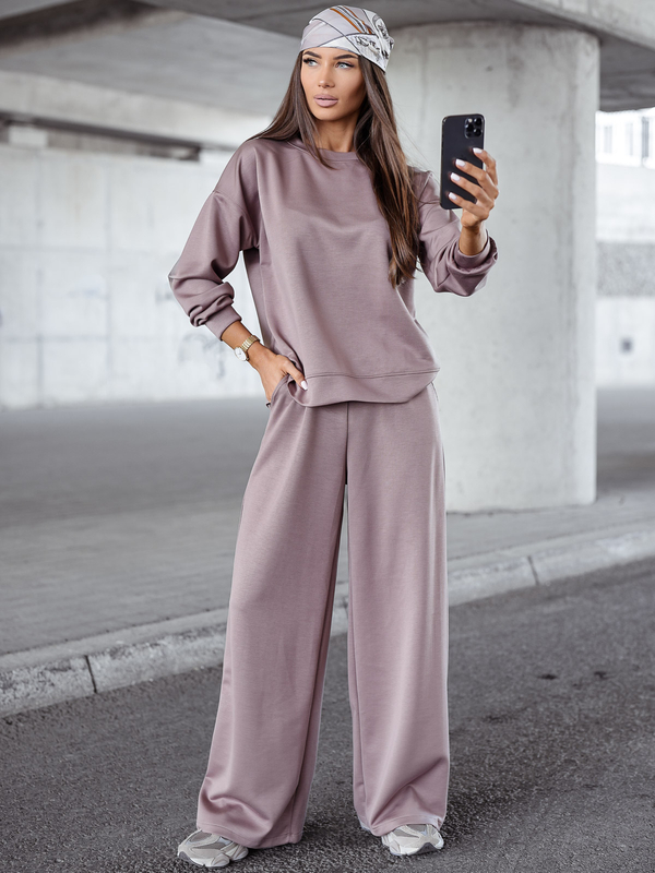 Ženski dvodijelni trenirke komplet cappuccino Bolf 821111