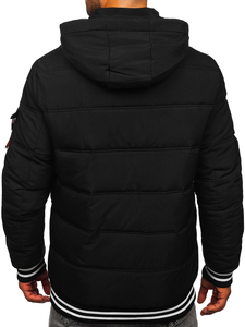 Muška prošivena zimska jakna Crna Bolf 62M9517
