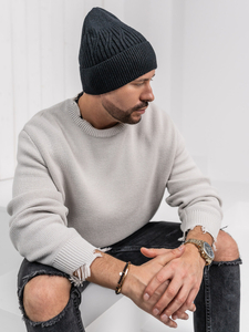 Muška zimska kapa Crna Bolf 387070