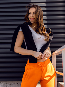 Narančaste sportske hlače ženske Bolf CK-01B