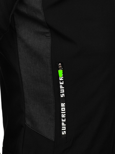 Crna muška prijelazna jakna softshell Bolf HM188