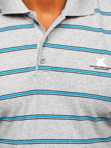 Siva muška polo majica Bolf 14954