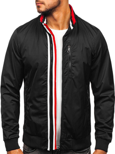 Jakna muška prijelazna crna Bolf K01