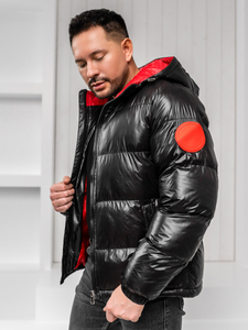 Muška prošivena zimska jakna Crna Bolf 5M3198