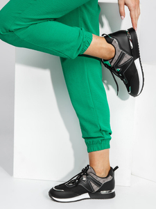 Crne ženske cipele: tenisice Bolf AD739