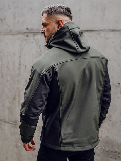 Muška lagana softshell jakna Khaki Bolf T019A