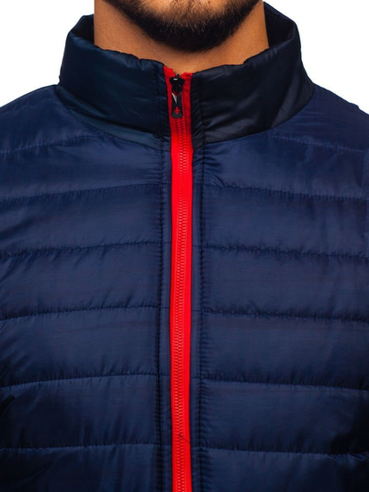 Jakna muška prijelazna tamnoplava Bolf TY50