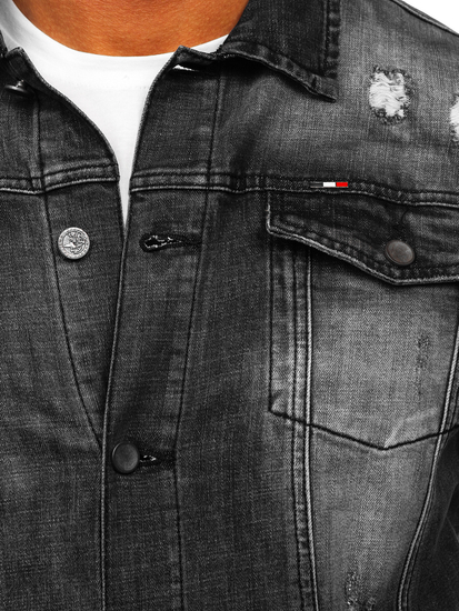 Crna traper jakna muška Bolf MJ511G