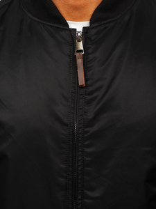 Crna jakna muška prijelazna parka Bolf JK363