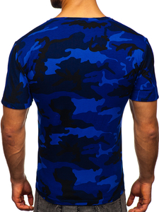 Tamnoplava muška majica camo Bolf S807