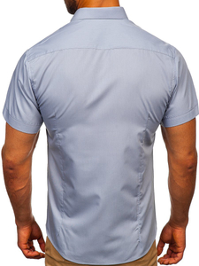 Siva košulja muška kratkih rukava Bolf 7501