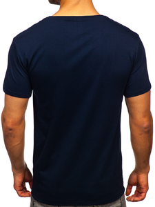 Tamnoplava majica muška s printom Bolf Y70012