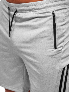 Sive muške kratke trenirke Bolf 68057